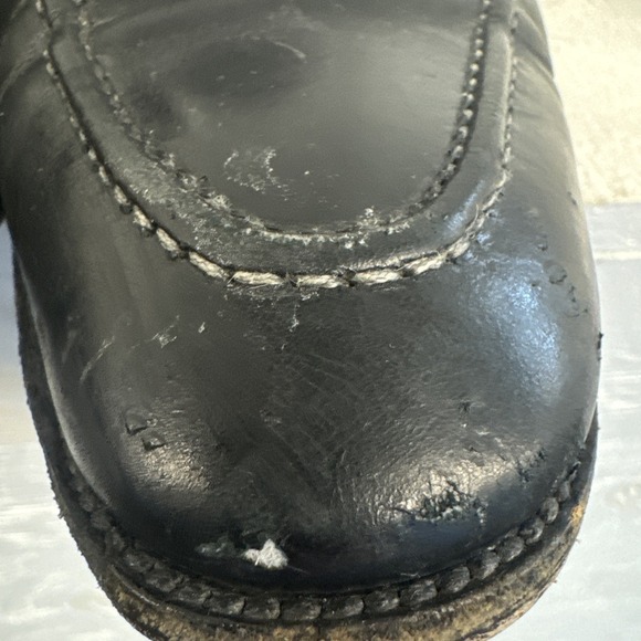 Santoni Gavin‎ Black Leather Penny Loafers- Made in Italy- Men\'s Size 11D main image 7